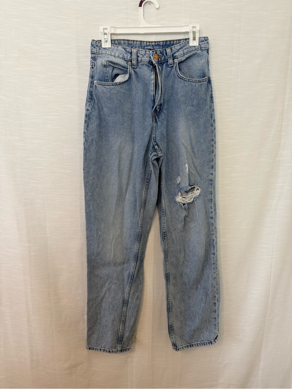 H&M Light Blue Denim Straight Leg